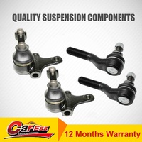 4 Lower Ball Joints Outer Tie Rod End for Mazda MX5 NA 10/1989-12/1997