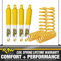 RAW 4x4 Shock + Coil Springs for JEEP WRANGLER JK 07-ON 2"50mm Lift Kit 100KG