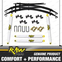 RAW 4x4 Shock + Leaf Springs for FORD RANGER PK PJ 07-11 2"50mm Lift Kit 500KG
