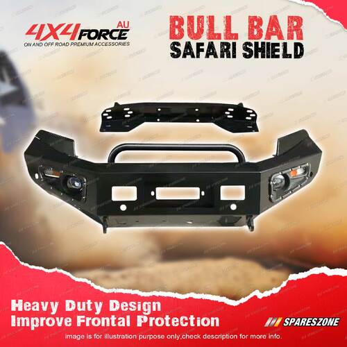 4X4FORCE Safari Shield Bull Bar U Loop Bumper Bar for Ford Ranger PX2 PX3 15-22