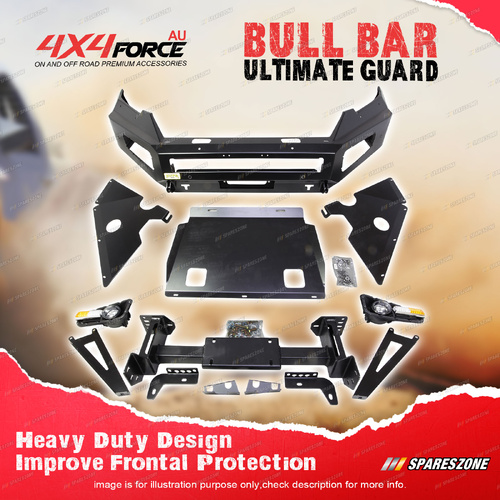Ultimate Guard No Loop Bumper Bull Bar for Toyota LandCruiser Prado 150 17-23