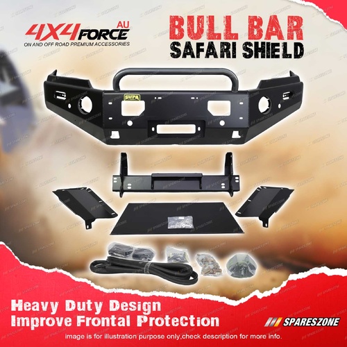 4X4FORCE Safari Shield U Loop Bumper Bull Bar for Mazda BT-50 08/20-02/25