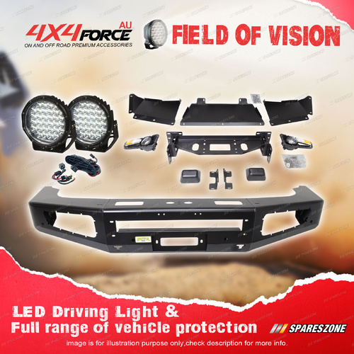 4X4FORCE Ultimate Guard No Loop Bumper Bullbar Drive Lights for GWM Tank 300