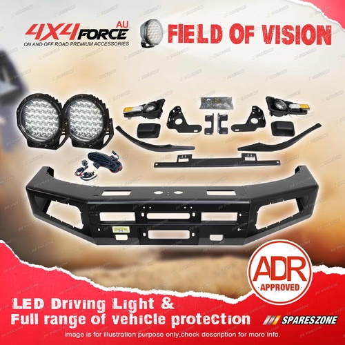 4X4FORCE Ultimate Guard No Loop Bumper Bullbar Light for Toyota Hilux Vigo 05-11