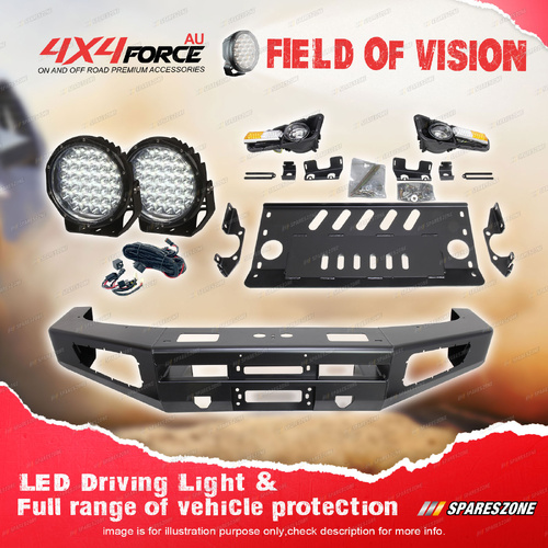 4X4FORCE Ultimate Guard No Loop Bullbar Lights for Toyota LandCruiser 79 Series
