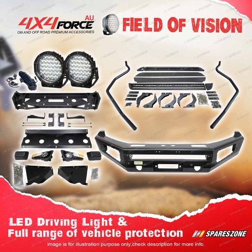 Ultimate Guard No Loop Bullbar Lights Side Steps for Volkswagen Amarok 10-21