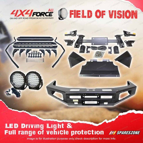 Ultimate Guard No Loop Bullbar Lights Side Step for Toyota Landcruiser Prado 150