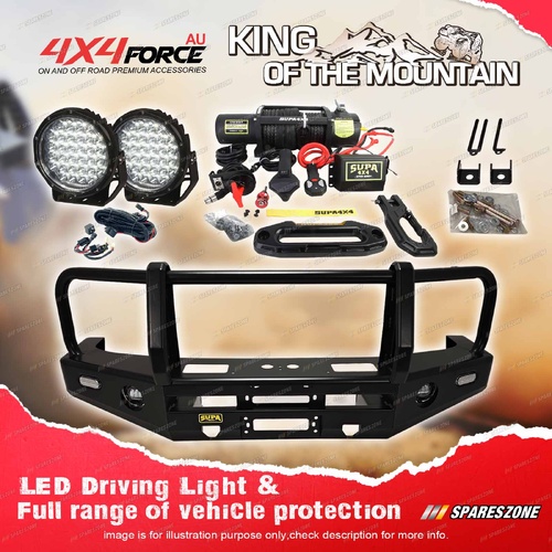 Armor Bullbar 3 Loop Light Winch for Toyota LandCruiser 79 Dual Cab 07-16