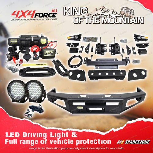 Ultimate Guard No Loop Bullbar Lights Winch for Nissan Navara D40 Thai 06-11