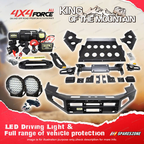 Ultimate Guard No Loop Bumper Bullbar Lights Winch for Toyota Hilux Rocoo 21-On