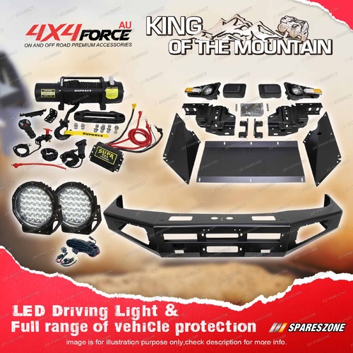 Ultimate Guard No Loop Bullbar Drive Light Winch for Toyota Landcruiser 100