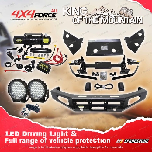 Ultimate Guard No Loop Bullbar Light Winch for Toyota Landcruiser 200 08-15