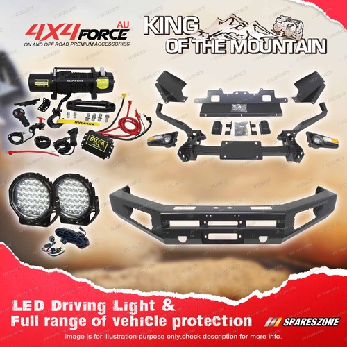 Ultimate Guard No Loop Bullbar Light Winch for Toyota Landcruiser 200 16-21
