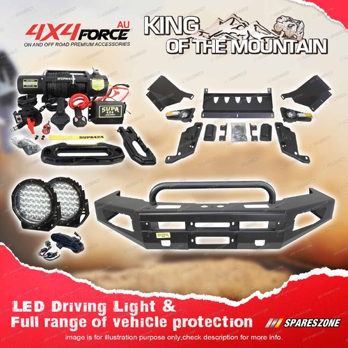 Safari Shield U Loop Bullbar Drive Light Winch for Nissan Patrol Y61 GU 05-On