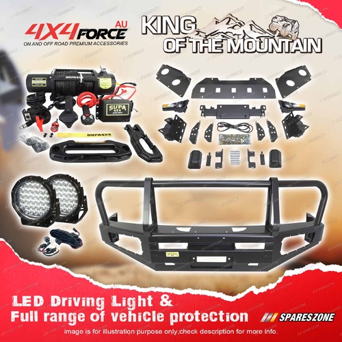 Premium Armor 3 Loop Bumper Bullbar Light Winch for Nissan Navara D40 Thai 06-11