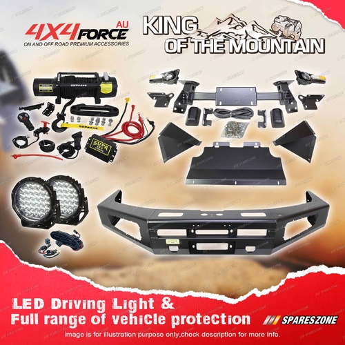 Ultimate Guard No Loop Bullbar Light Winch for Toyota Landcruiser Prado 150