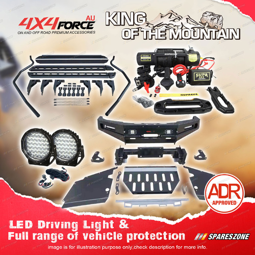 Ultimate Guard No Loop Bullbar Light Side Step Winch for Toyota Hilux Vigo 12-15