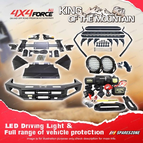 Ultimate Guard Bullbar Light Side Step Winch for Toyota Landcruiser Prado 150