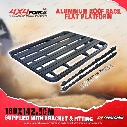 4X4FORCE 160x142.5cm Roof Rack Flat Platform with Bracket for BYD Shark 6 24-On