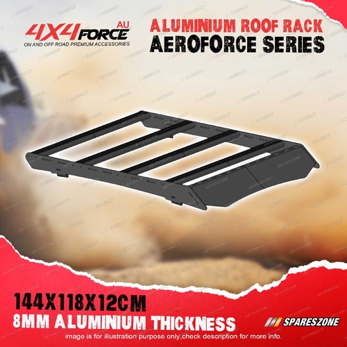 144x118x12cm AeroForce Aluminium Roof Rack Flat Platform for Toyota Hilux 06-on