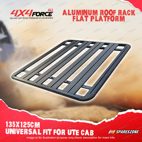Universal 135x125cm Aluminium Alloy Roof Rack Flat Platform for Dual Cab