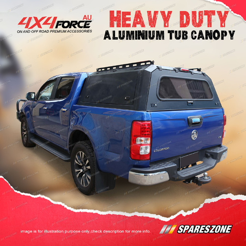 4X4FORCE Ute Aluminium Tub Canopy with Glass Windows for GWM Great Wall Cannon