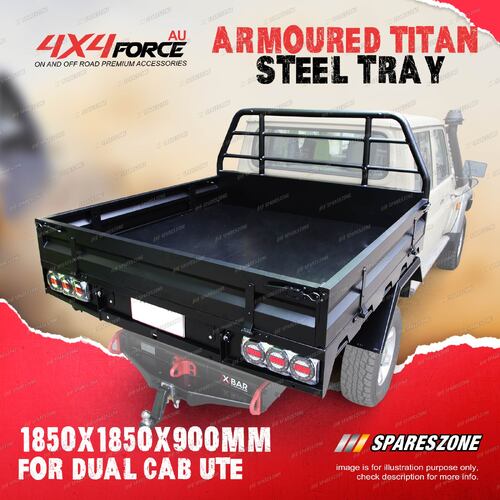 1850x1850x900mm HD Steel Tray for Toyota Landcruiser 75 76 78 79 Series Dual Cab