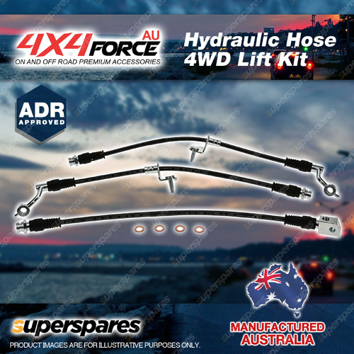 Hydraulic Hose 4WD Lift Kit for Holden Rodeo RA 3.0L 3.5L 3.6L Suit 50mm Lift