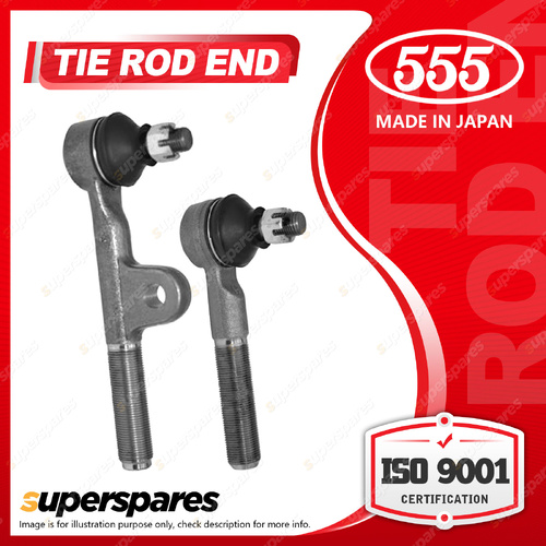 2 Pcs Japan 555 Tie Rod Ends for Toyota Landcruiser FJ FZJ HDJ HZJ 80 105 89-07