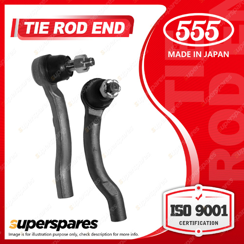 2 Pcs Japan 555 Tie Rod Ends for Nissan Navara D40 Pathfinder R51 2005-2015