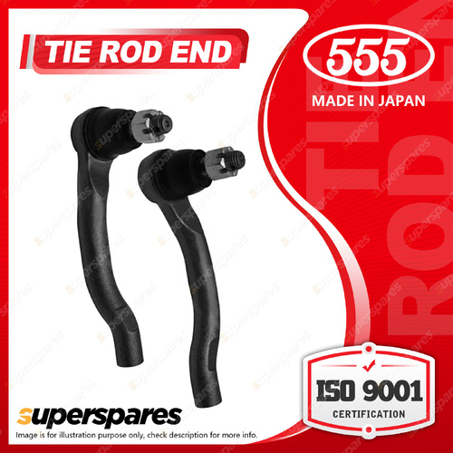 2 Pcs Japan 555 Tie Rod Ends for Nissan Navara D40 2.5L Cab Utility 2008-2015