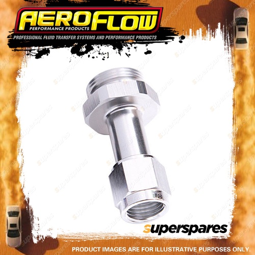 Aeroflow Female Carburettor Adapter -8 suit Holley Silver Includes washer