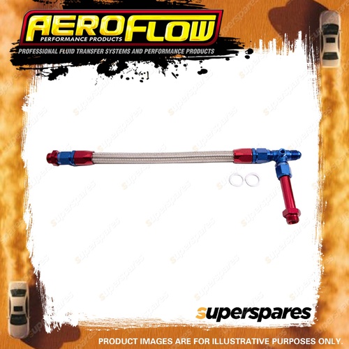 Aeroflow Carburettor Inlet Rail Kit -6 AN suit Barry Grant/Demon Blue/Red -6 AN