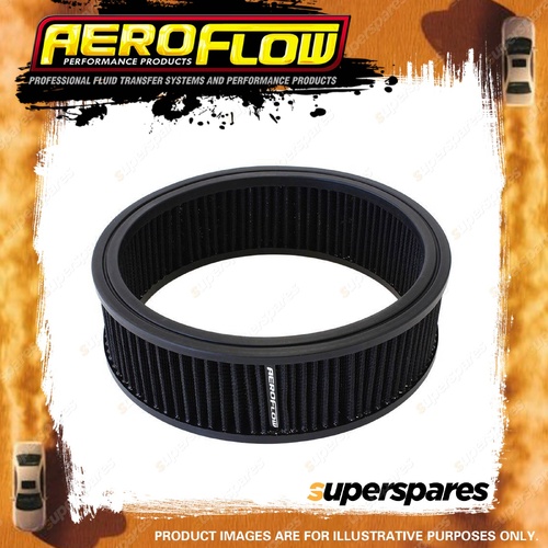 Aeroflow Brand Round Air Filter 9" X 2-3/4" Washable Cotton Element