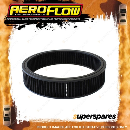 Aeroflow Round Air Filter 14" X 2-1/4" Ford Gt Xr Xt Xw A126 Equiv