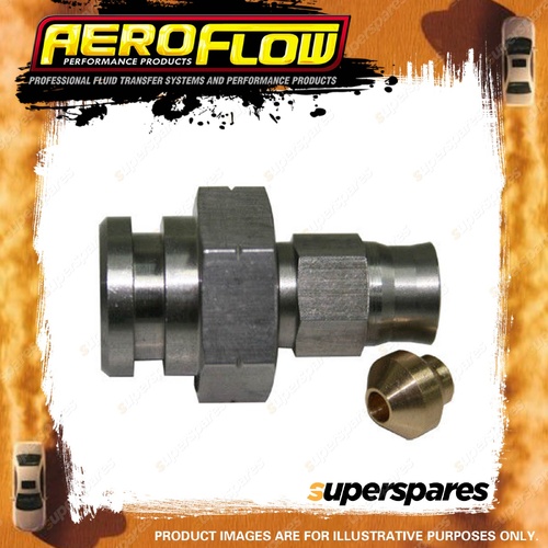Aeroflow Brand 19mm Female Inverted Flare to -3AN Hose End M10x1.25