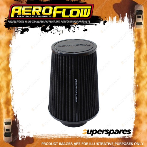Aeroflow Brand 3 Clamp-On Tapered Filter 4.6" 6 O.D 7.5 High Black Cot