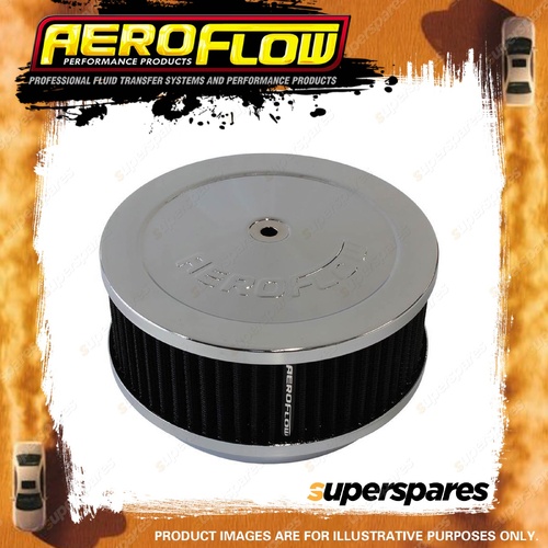Aeroflow Chrome Air Filter Assembly 6-3/8" X 2-1/2" 5-1/8" Neck Washable