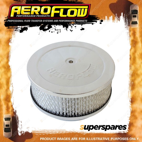 Aeroflow Chrome Air Filter Assembly 6-3/8" X 2-1/2" 5-1/8" Neck Paper