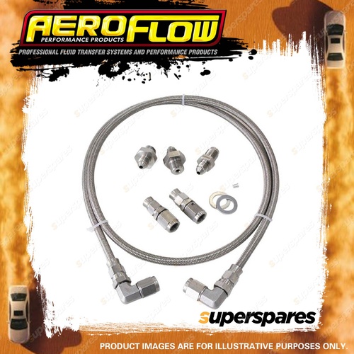 Aeroflow Universal Turbo Feed Line Kit Universal Fitment 1 Metre In Length
