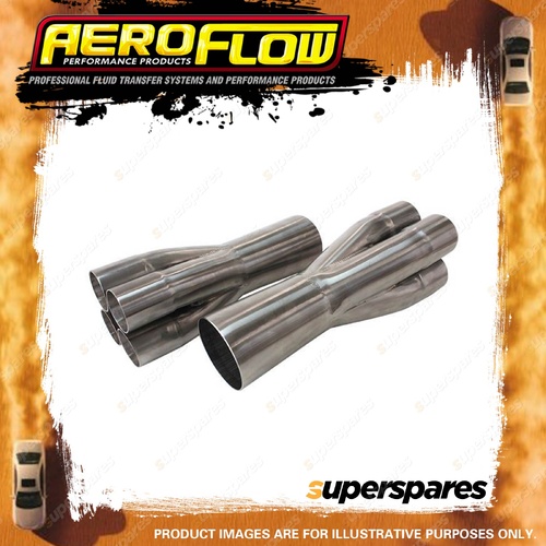 Aeroflow 4 Into 1 Merge Collectors 2-1/8" Primary'S Into 4" Collector Outlet