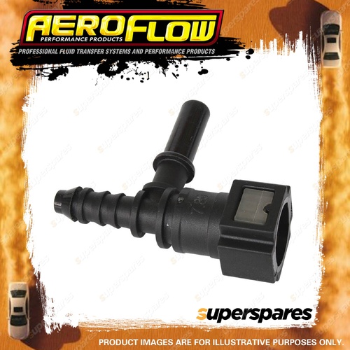 Aeroflow Brand Push On 5/16" Efi Tee To 5/16" W/Male Efi 5/16" On Side