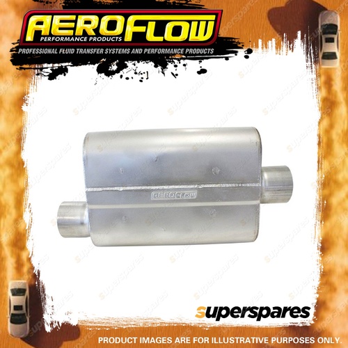 Aeroflow 3" Offset / Center Muffler 13" Length 10" Width 4-1/4" H