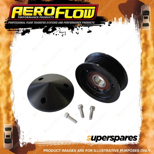 Aeroflow Replacement Ls Tensioner Pulley Black With Nose Cover And Bolts