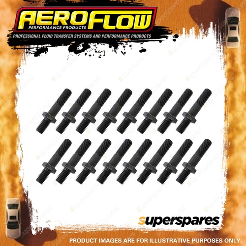Aeroflow Replacement 7/16 Rocker Studs 16 Pcs 2.0" Uhl Height Bbc