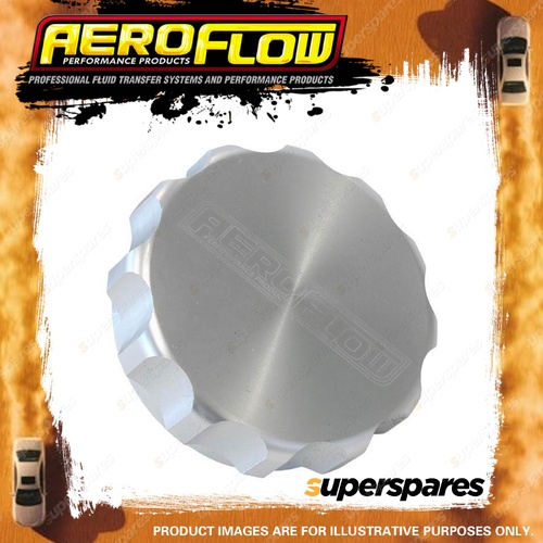 Aeroflow Brand Replacement Billet Cap Suits -48 Base Silver Anodised