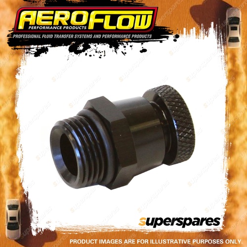 Aeroflow -10 Orb Inline Tap / Drain 1/8Npt F/Male Thread For Remote AF615-00BLK