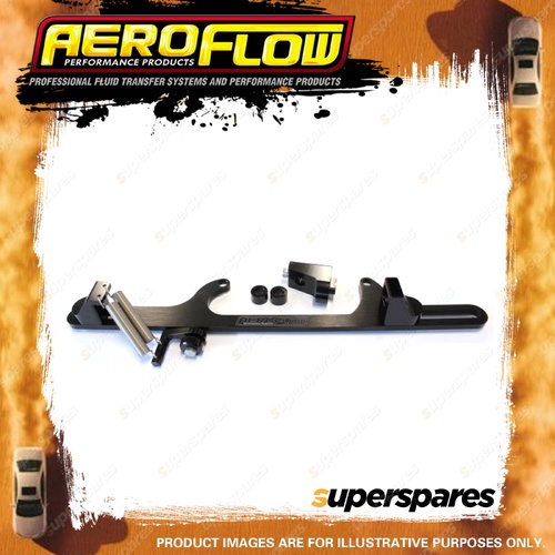 Aeroflow Brand Billet Throttle Cable Bracket 4500 Style Black Finish