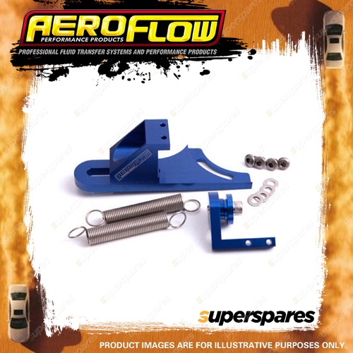 Aeroflow Brand Billet Return Spring Assembly 4150 Style Blue Finish
