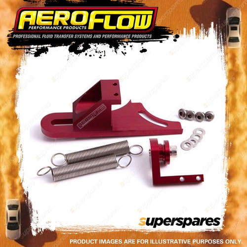 Aeroflow Brand Billet Return Spring Assembly 4150 Style Red Finish